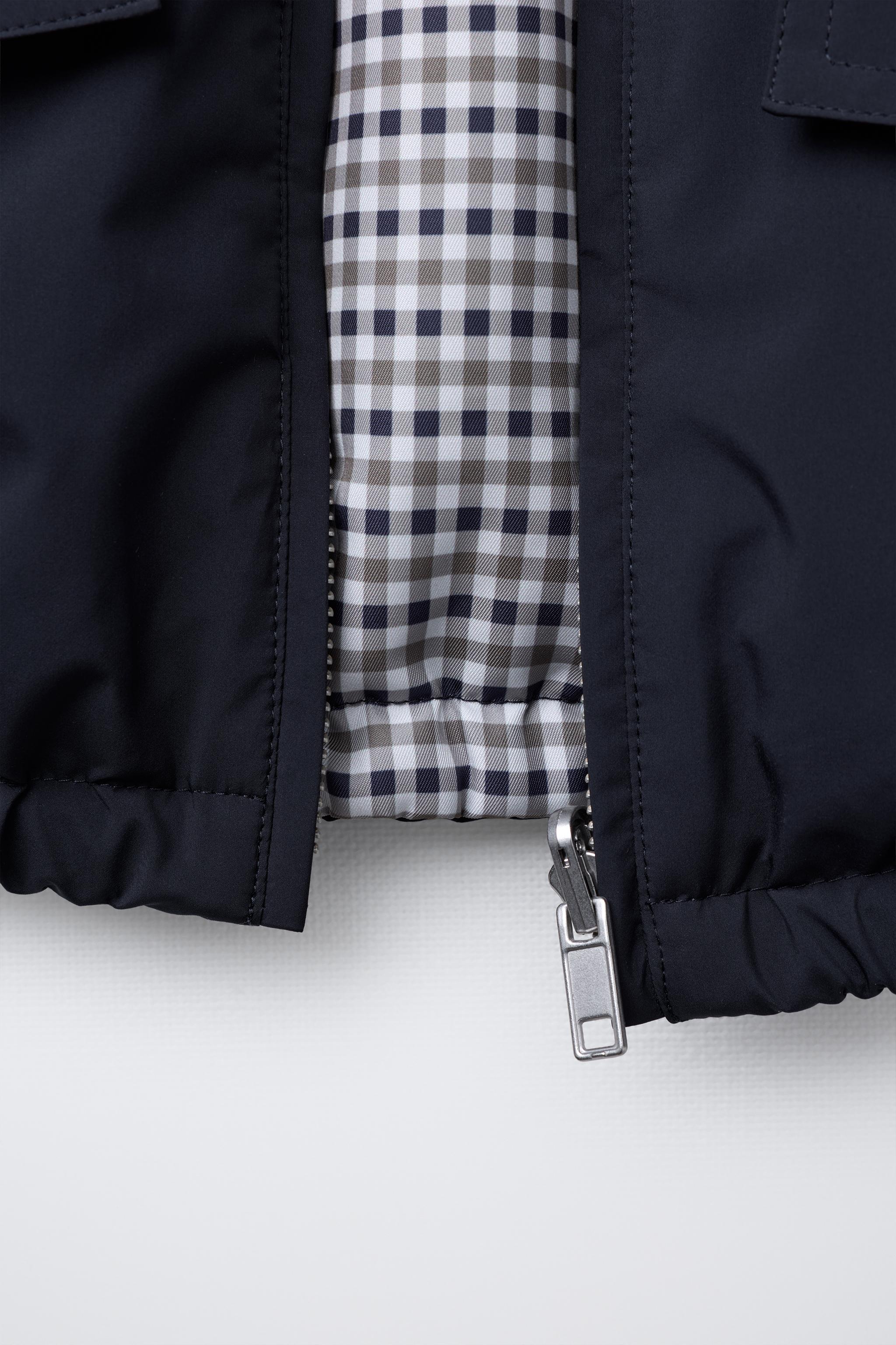 BENSIMON ® X ZARA REVERSIBLE WATER REPELLENT PLAID JACKET